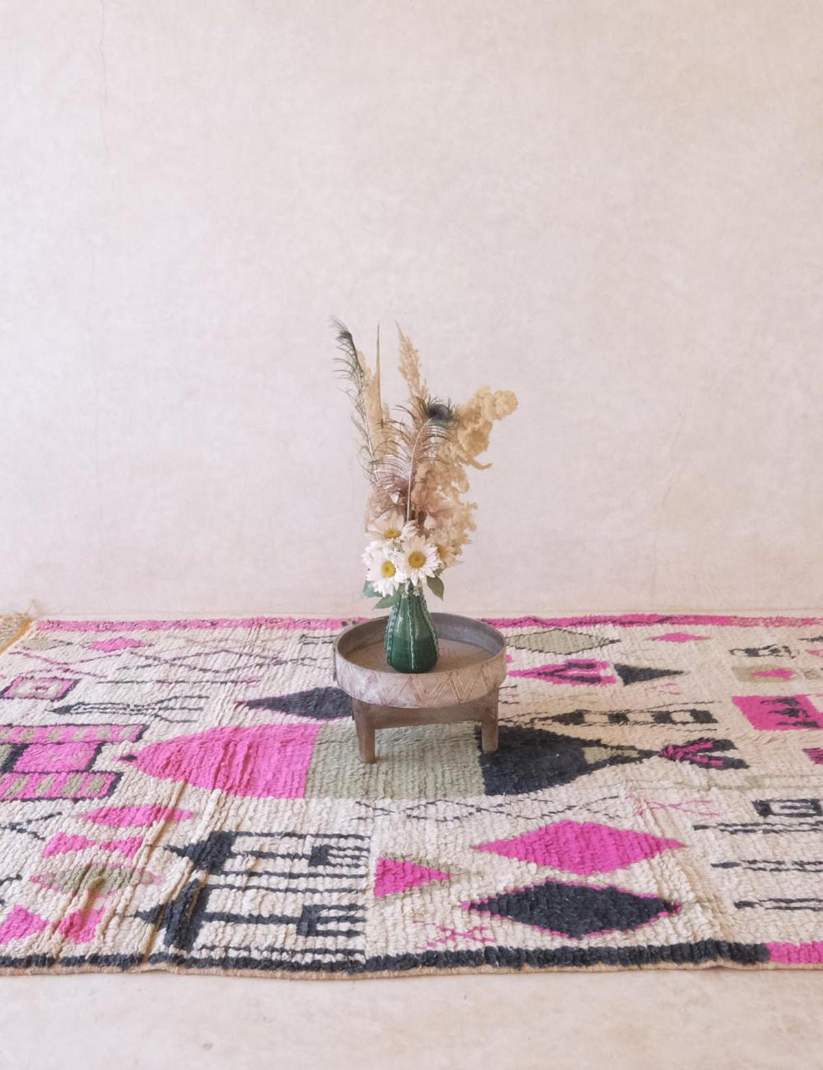 BERBERTEPPICH aus reiner Wolle 179x 274 cm - Multicolor, Naturmaterialien (179/274cm) - AFK Living