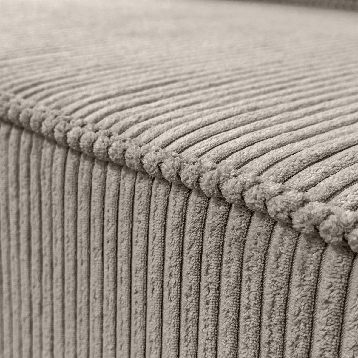 GEPOLSTERTES Ecksofa CARLOS L, Poso 02 - Beige, Textil (247/143cm) - Lookway