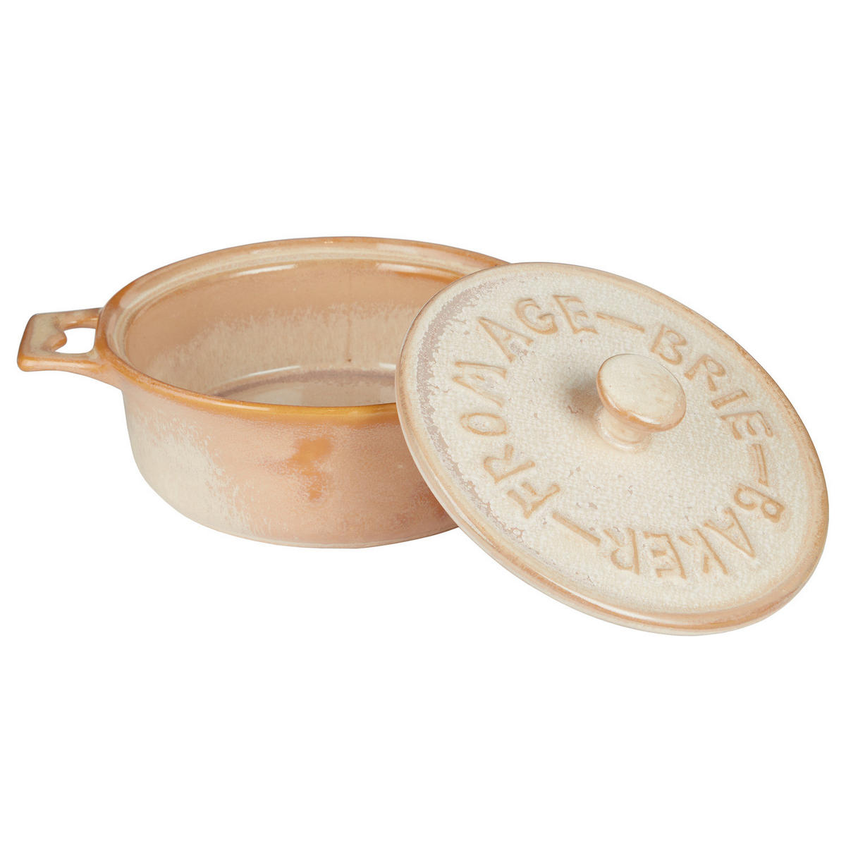 AUFLAUFFORM Portimao - Beige, Keramik (23/18/8cm) - BUTLERS