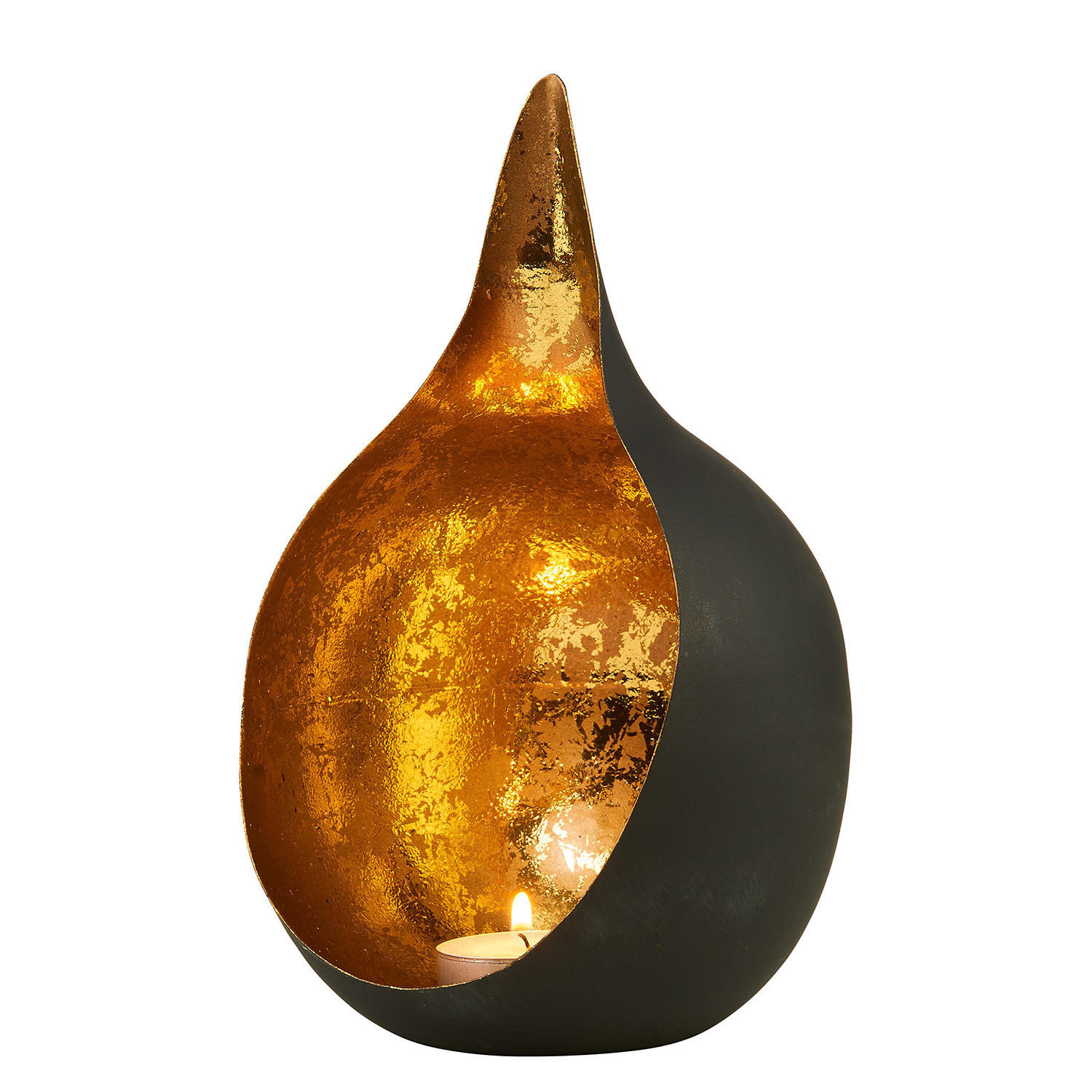 LICHTERKETTE Bright Lights - Schwarz, Metall (18cm) - Butlers