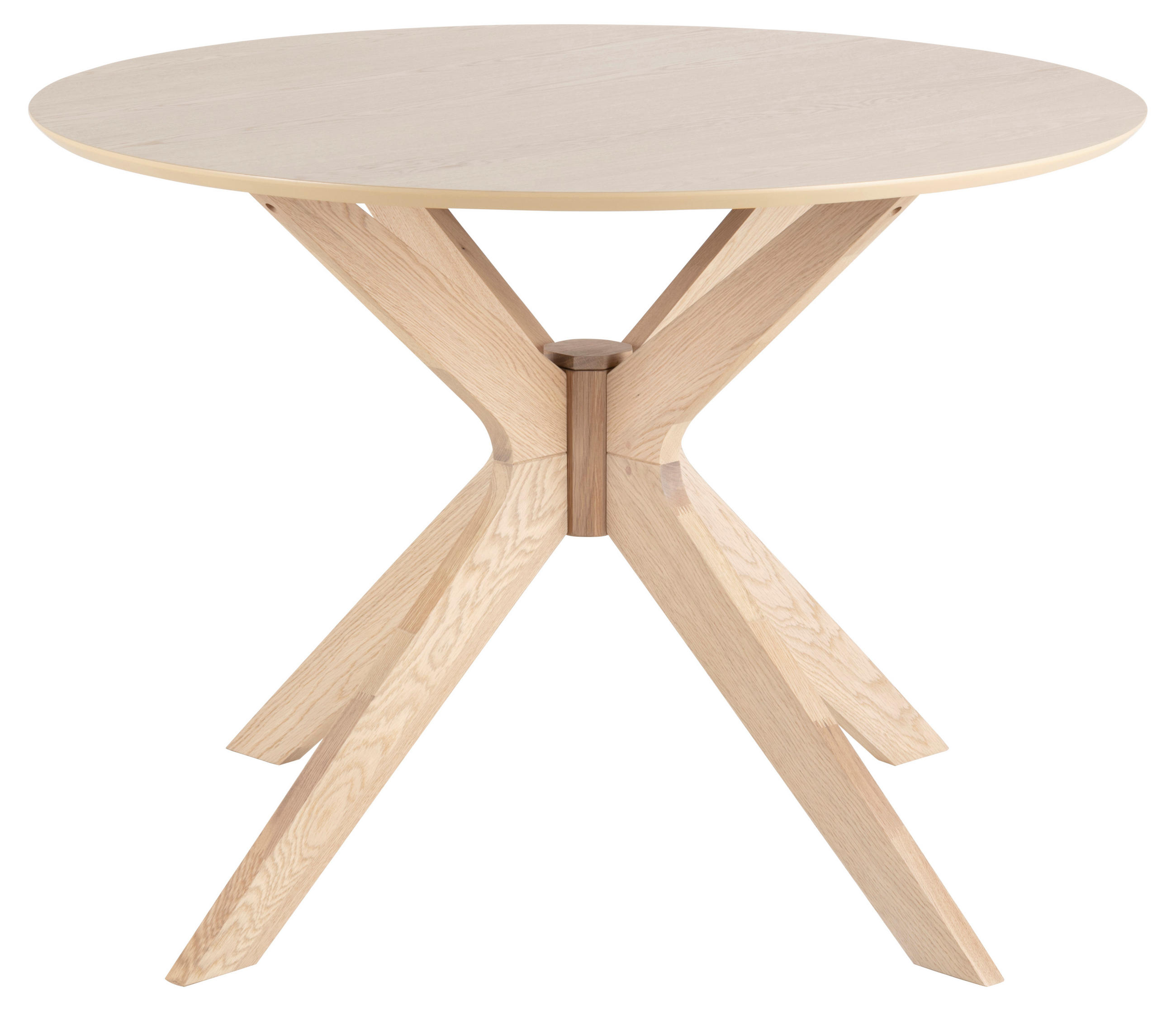 ESSTISCH Ø105 cm Eiche Furnier - Eiche Wotan, Holzwerkstoff (105/105/75cm) - ebuy24