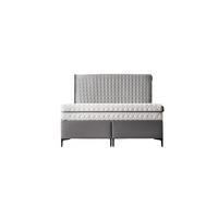 POLSTERBETT-SET Space 150x200 Grau - Bett inkl. Matratze - Grau, Metall (150/200cm) - Villa Möbel