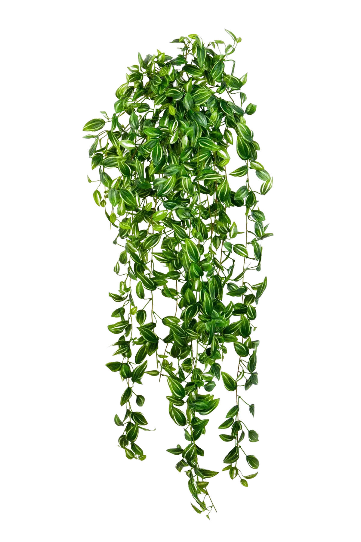 KUNSTPFLANZE Künstliche Hänge-Dreimasterblume - Fenja 85 cm - Grün, Kunststoff (85cm) - aplanta