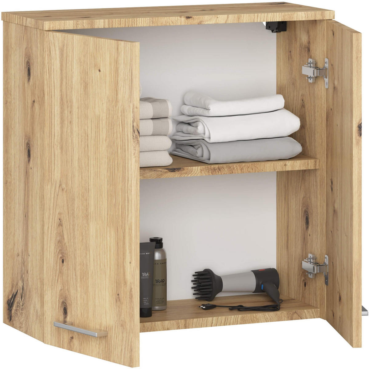 BADKOMMODE Eiche Artisan 60/60/22,5 - Eiche Artisan, Holzwerkstoff (60/60/23cm) - RAUMHIRSCH FURNITURE