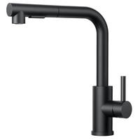 KÜCHENARMATUR Ausziehbar 37 x 25 x 6 schwarz - Schwarz, Metall (52/6/24cm) - Vallsero