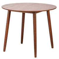 ESSTISCH Rund Braun 90 x 90 x 75 (cm) - Braun, Holz (90/90/75cm) - Nordlys
