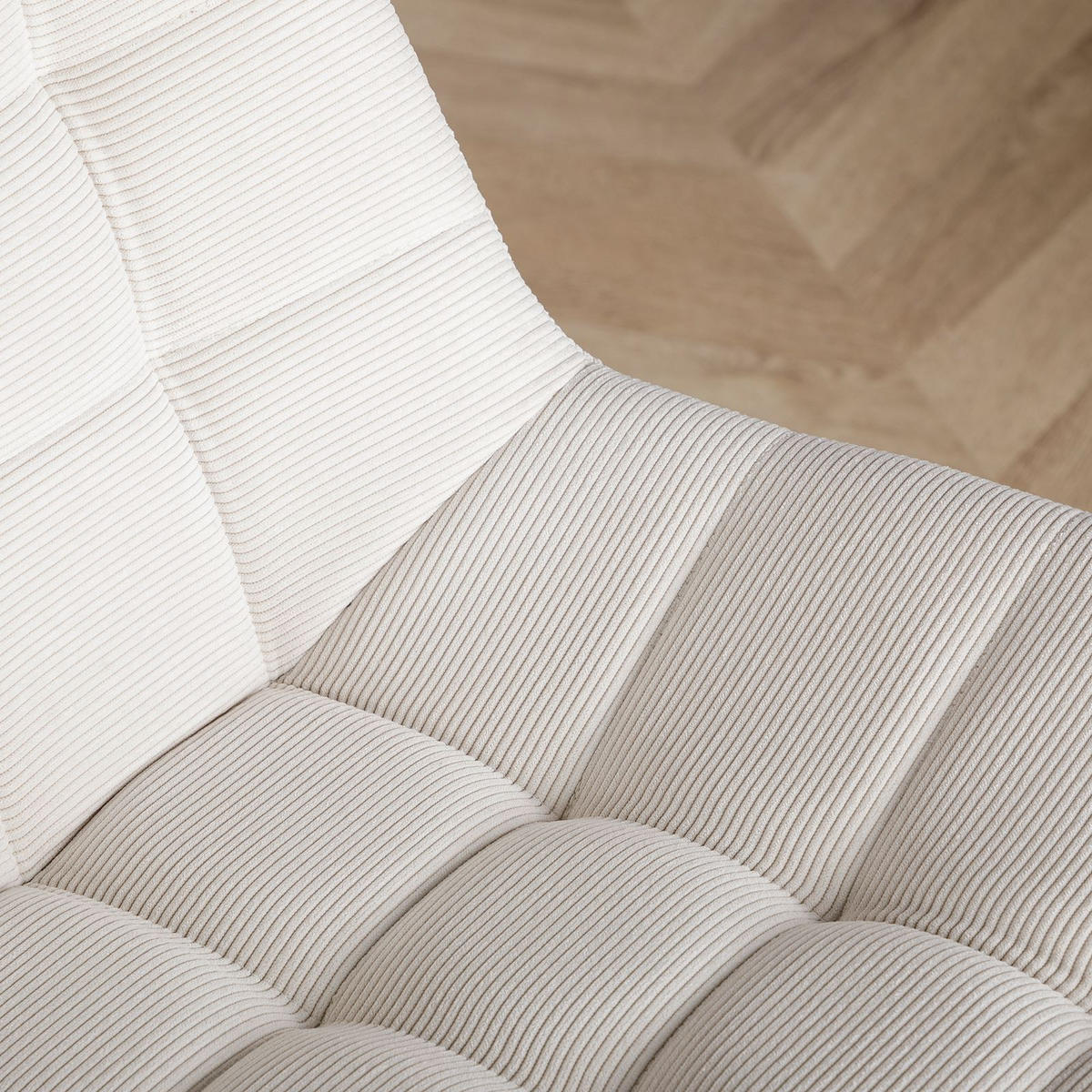 DREHSTUHL VASILO - Weiß, Textil (54/80/61cm) - IDIMEX