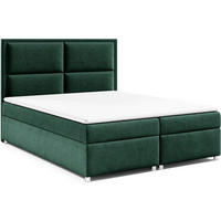 BOXBETT mit Bettkasten Trinity K-11 Bonellfederkern inkl. Topper - Grün, Holz/Holzwerkstoff (160/200cm) - Best For Home