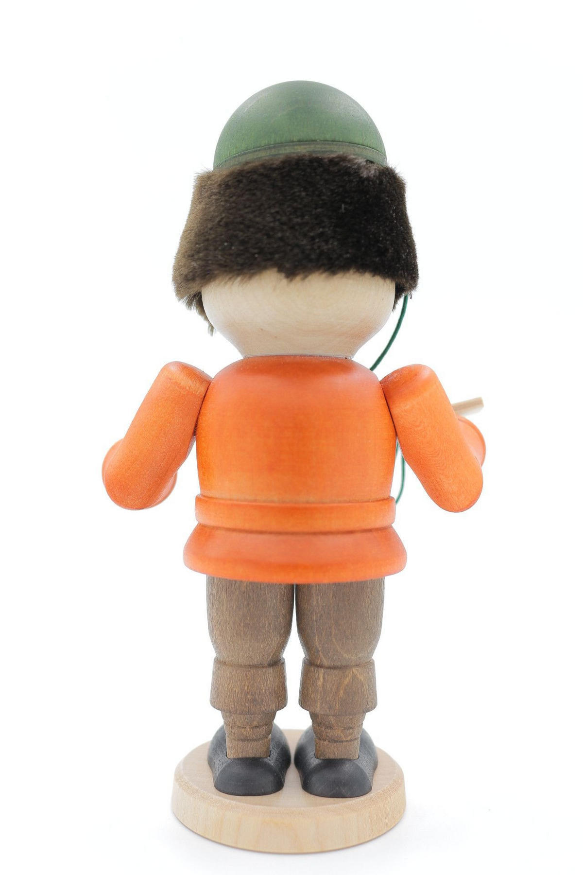 RAUCHFIGUR Wichtel m. Fuss Computerfreak 16,5 cm - Multicolor, Holz (9/16.5/0.1cm)