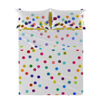 OBERBETTLAKEN confetti 160x270 cm mehrfarbig - Multicolor, Textil (160/270cm) - Happy Friday
