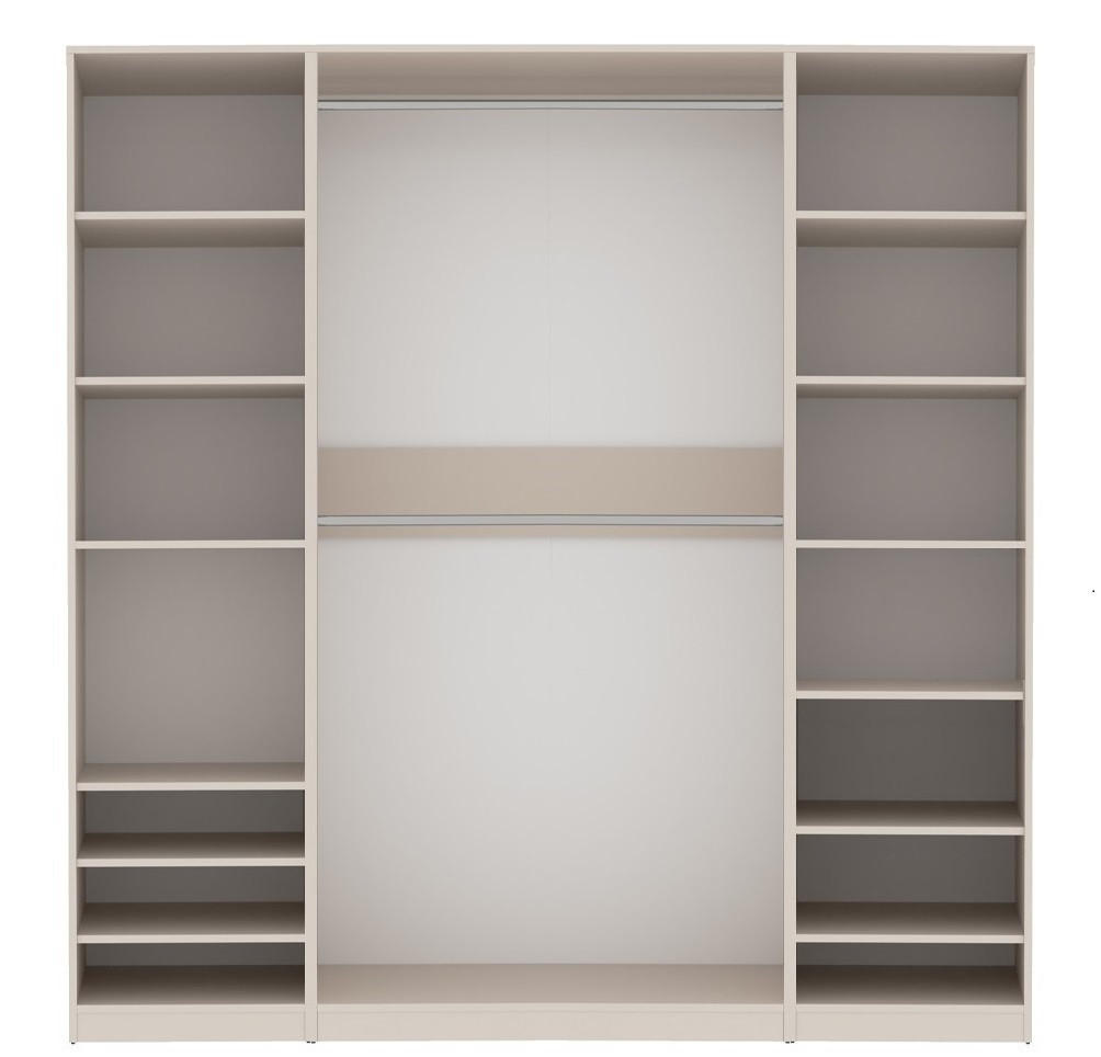GARDEROBENSCHRANK OFFEN TRES G/C CASHMERE 200/206/51 cm - Kaschmir, Holzwerkstoff (200/206/51cm) - Marmex Möbel