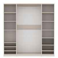 GARDEROBENSCHRANK OFFEN TRES G/C CASHMERE 200/206/51 cm - Kaschmir, Holzwerkstoff (200/206/51cm) - Marmex Möbel