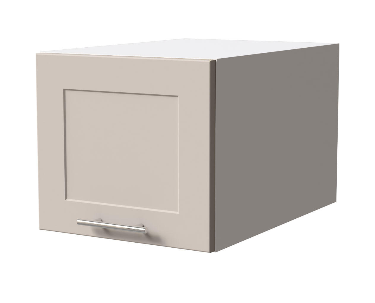 KÜCHENAUFSATZSCHRANK Oslo W6B/40 Weiß Matt / Kaschmir Matt 40 / 59 / 36cm - Kaschmir/Weiß, Holz/Holzwerkstoff (40/36/59cm) - Feldmann-Wohnen
