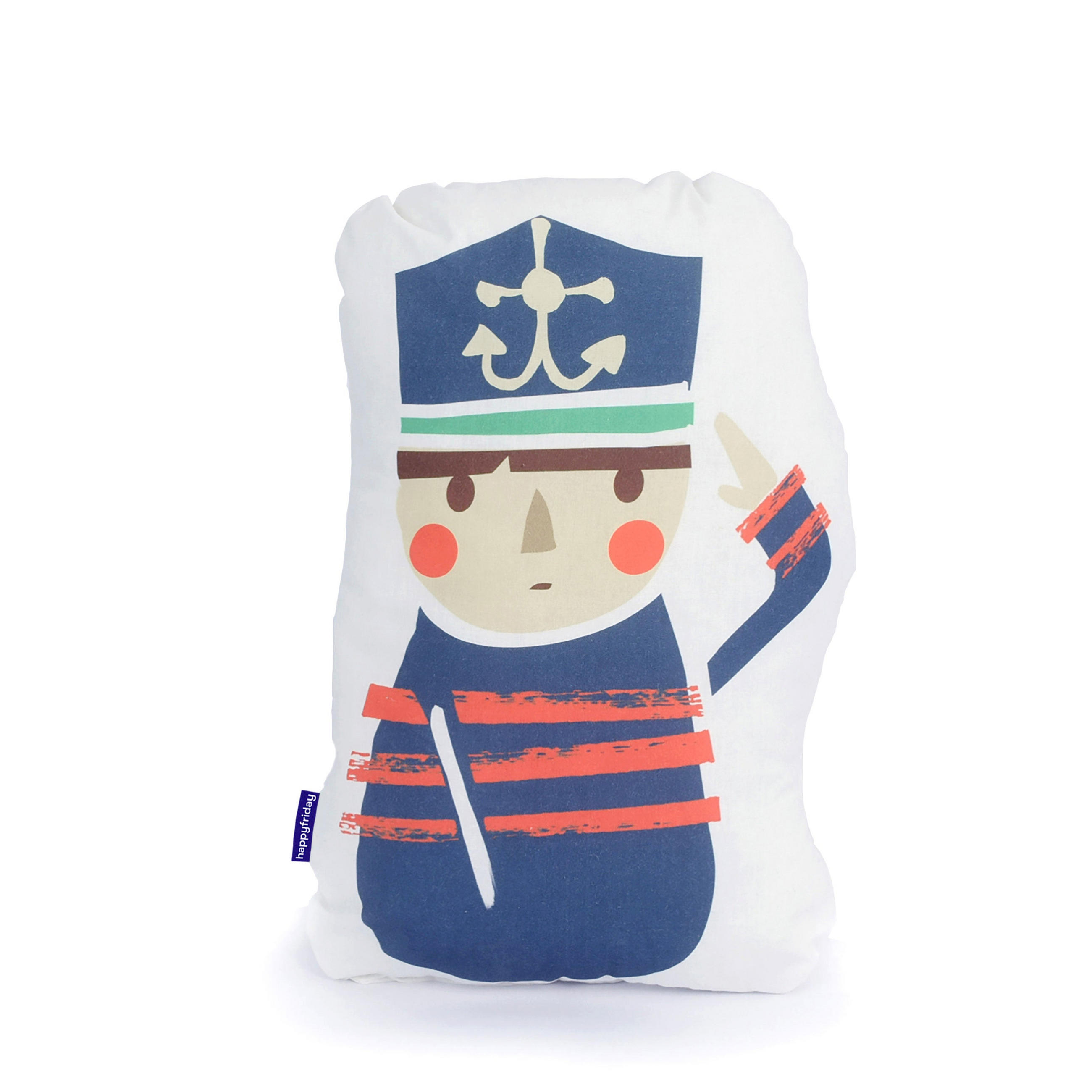 KISSEN ahoy there 40x30 cm mehrfarbig - Multicolor, Textil (40/30cm) - Happy Friday