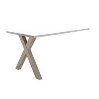 SCHREIBTISCH Edit 1 120 x 70 x 75 Computertisch eiche sägerau/weiß matt lack - Weiß, Holz (120/70/75cm) - 58aufmkessel