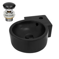 WASCHBECKEN - Schwarz, Keramik (36/13/36cm) - ML-DESIGN