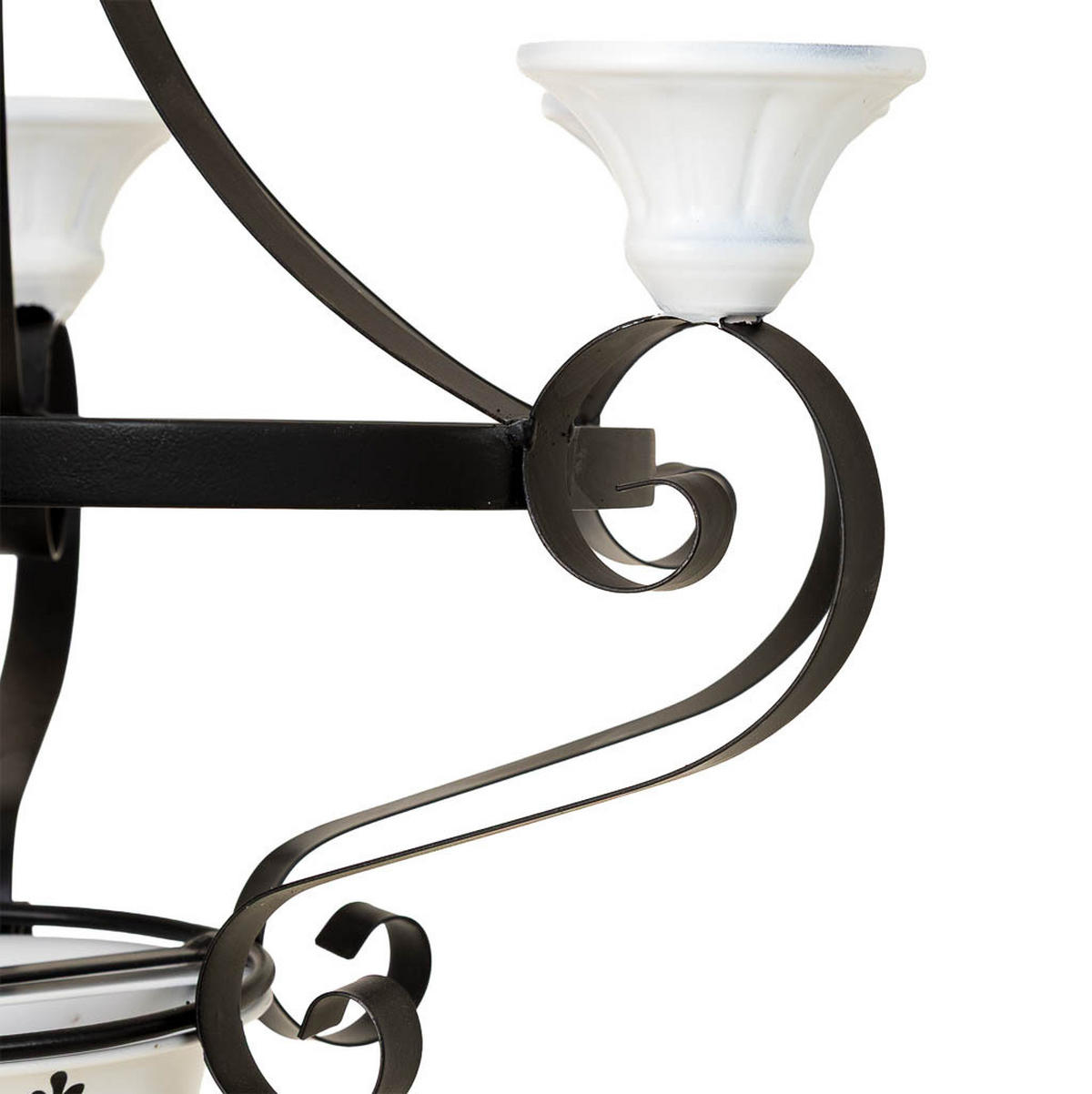 KERZENHALTER aus Metall, schwarz, 52x46x67cm - Schwarz, Metall (67.31cm) - Wanderlust