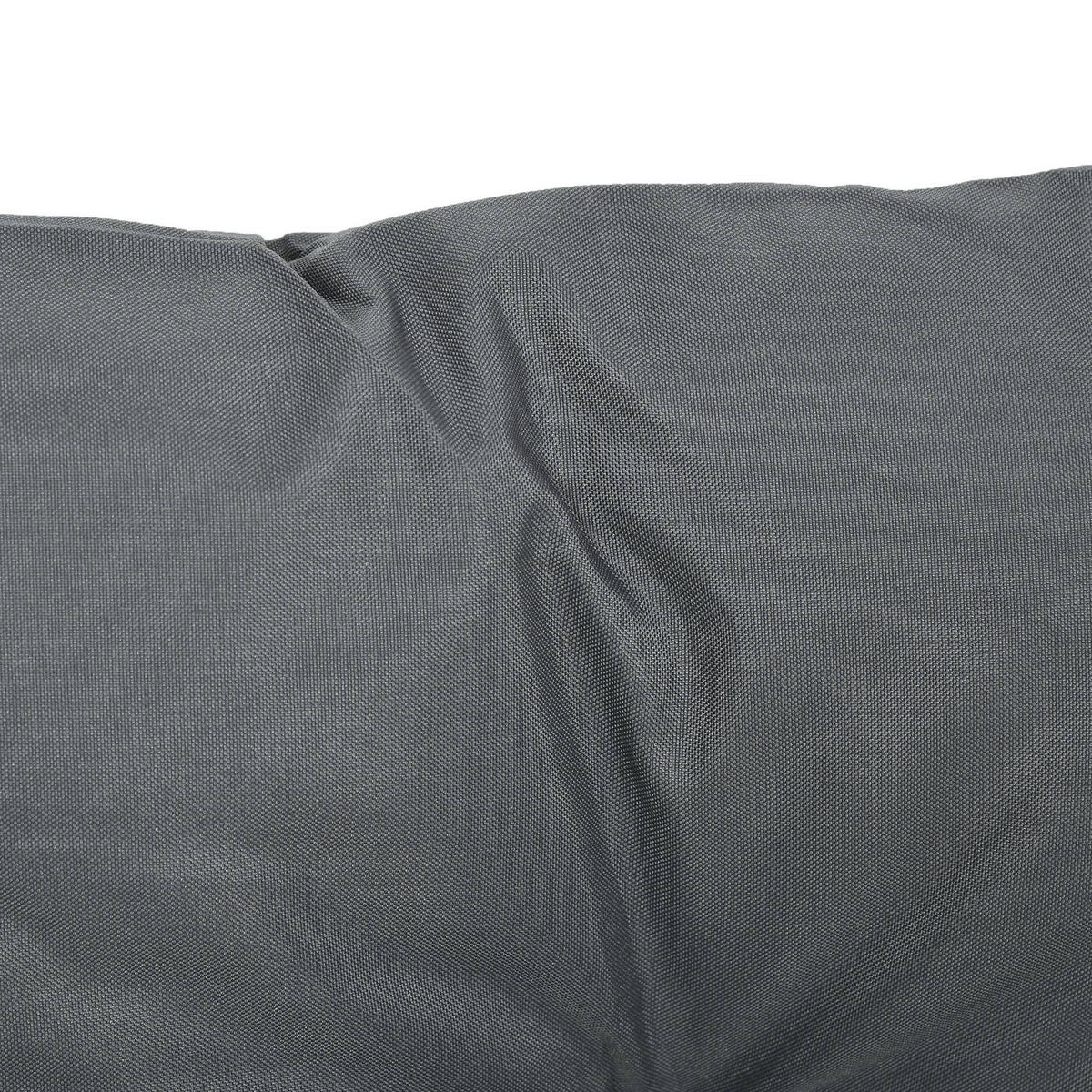 SITZKISSEN DE-17691 2er-Set mit Befestigungsbändern Grau - Grau, Textil (98/50/8cm) - ComfortXL