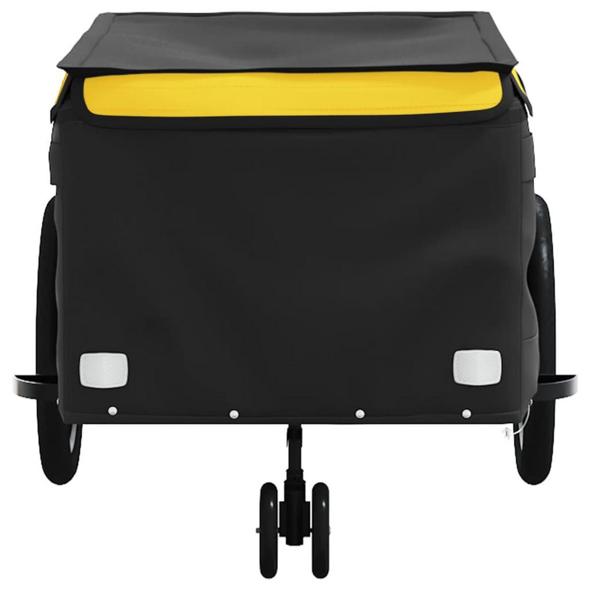 FAHRRADANHÄNGER Schwarz Und Gelb 45 Kg Eisen - Gelb, Metall (68/59/137cm) - vidaXL