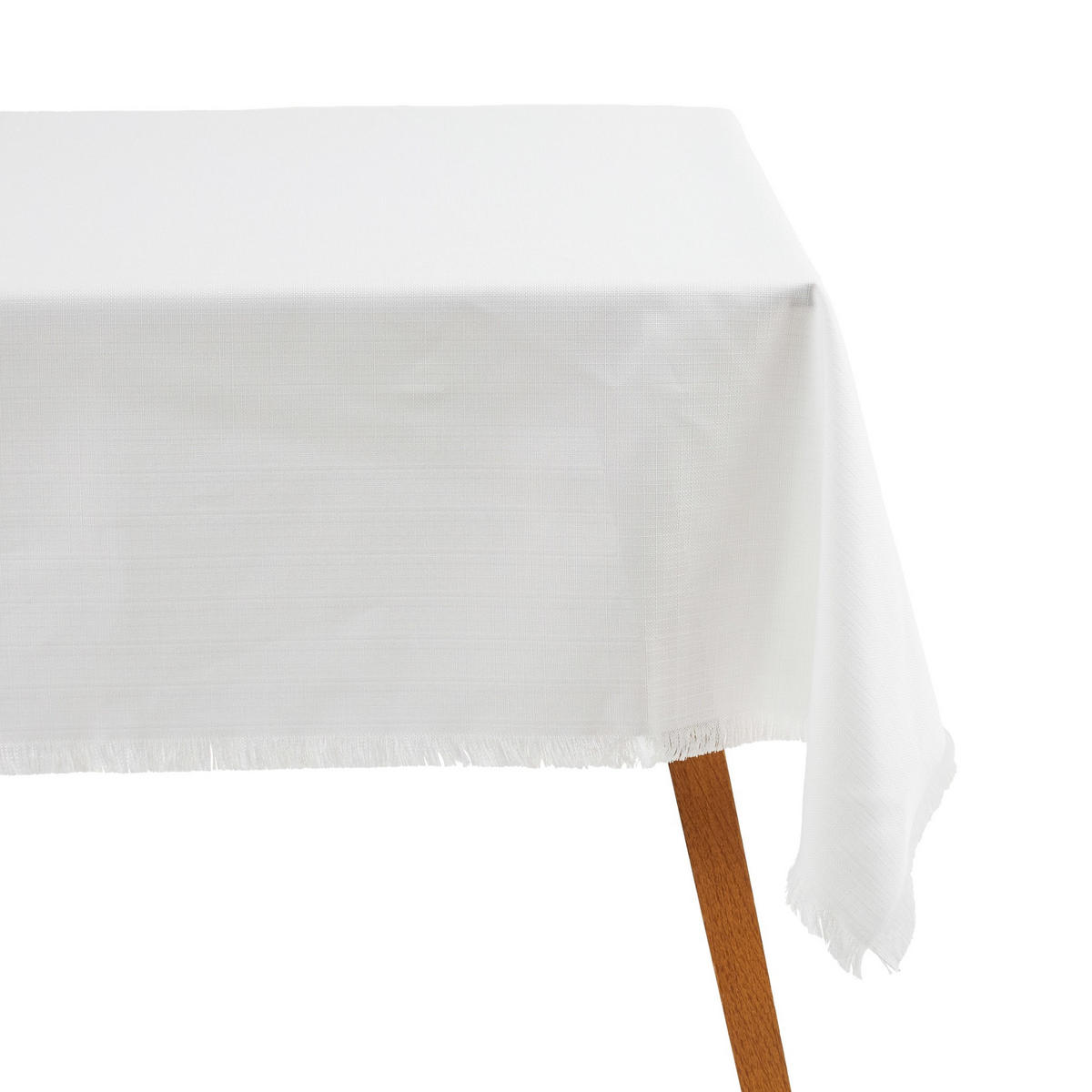 TISCHDECKE Arata - Weiß, Textil (220/145/1cm) - home&you