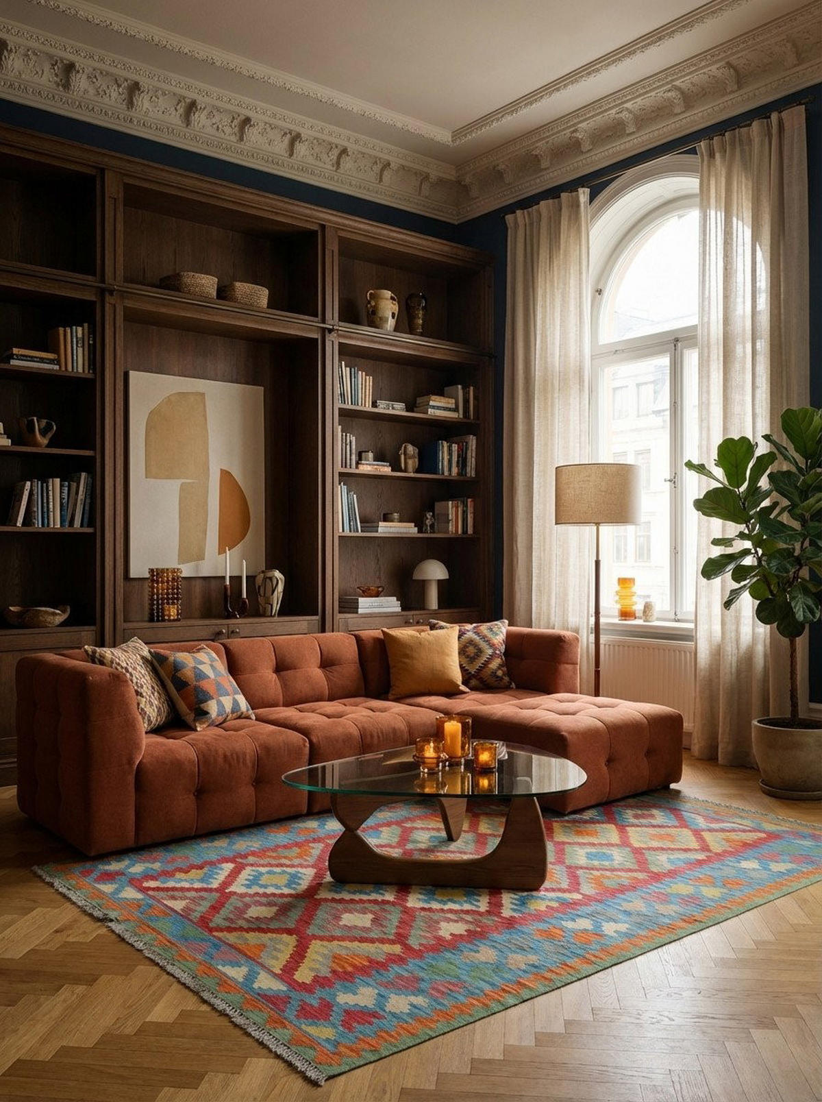 HANDWEBTEPPICH Kelim Gashgai Rot 250/173 cm Schurwolle - Rot, Textil (173/250cm) - Looma