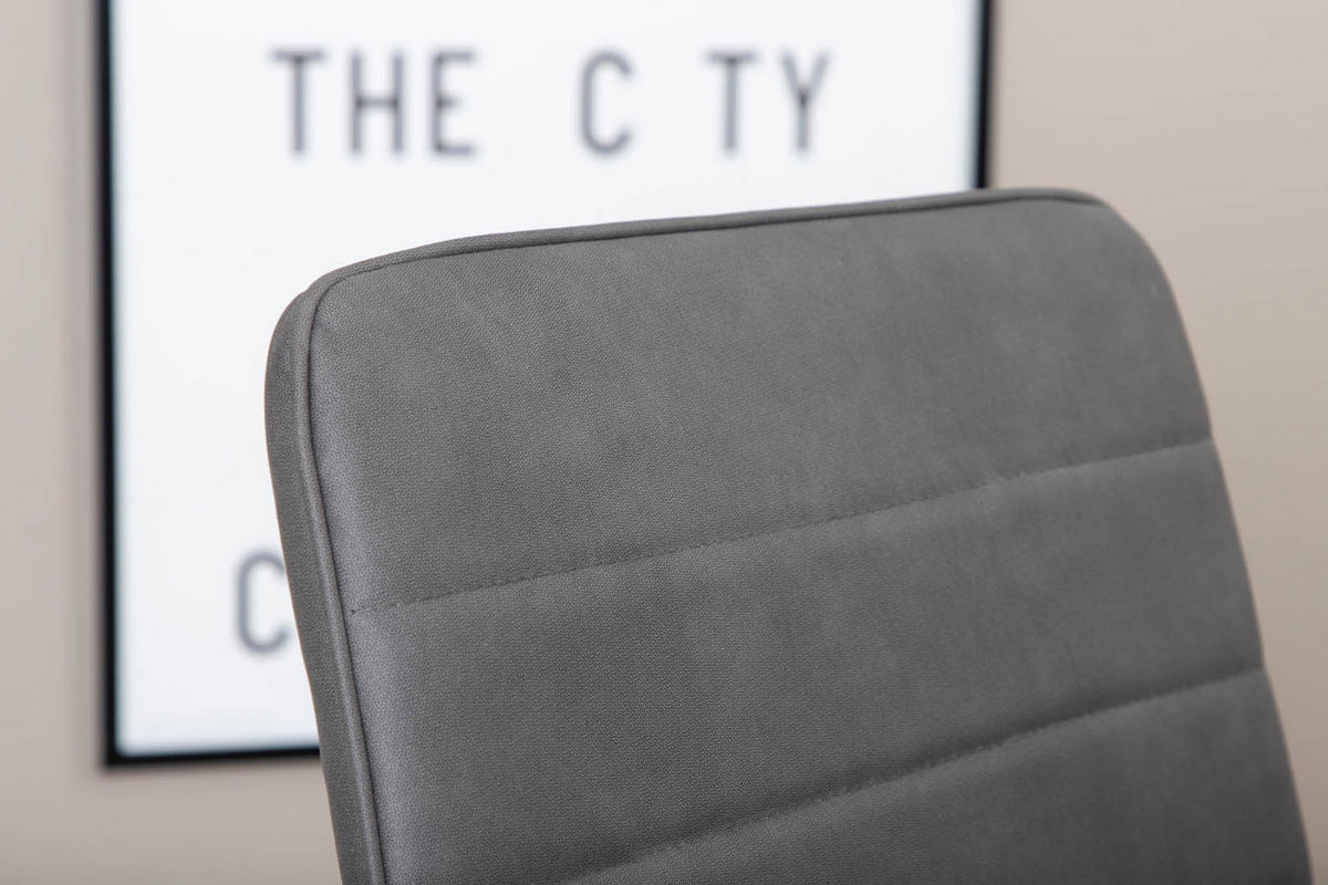 STUHL 2er-Set grau - Grau, Holzwerkstoff (43/94/49cm) - ebuy24