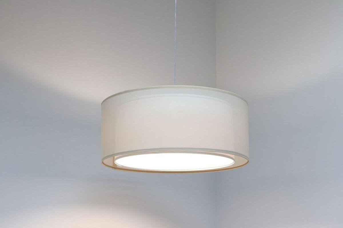 HÄNGELEUCHTE Weiß 60/22 cm - Weiß, Kunststoff (60/1.5/22cm) - ONZENO