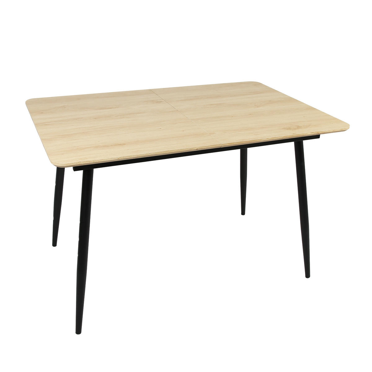 ESSTISCH ausziehbar von 120 bis 160 cm in Eiche hell - Hellbraun, Holzwerkstoff (80/120/75cm) - Home Collective