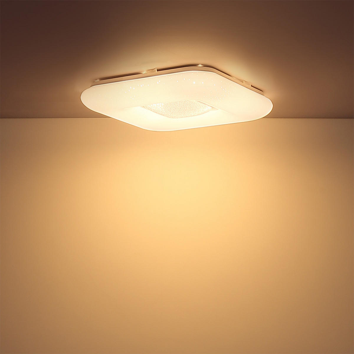 LED DECKENLEUCHTE TRYSTAN Weiß Metall - Weiß, Metall (30/30/6cm)