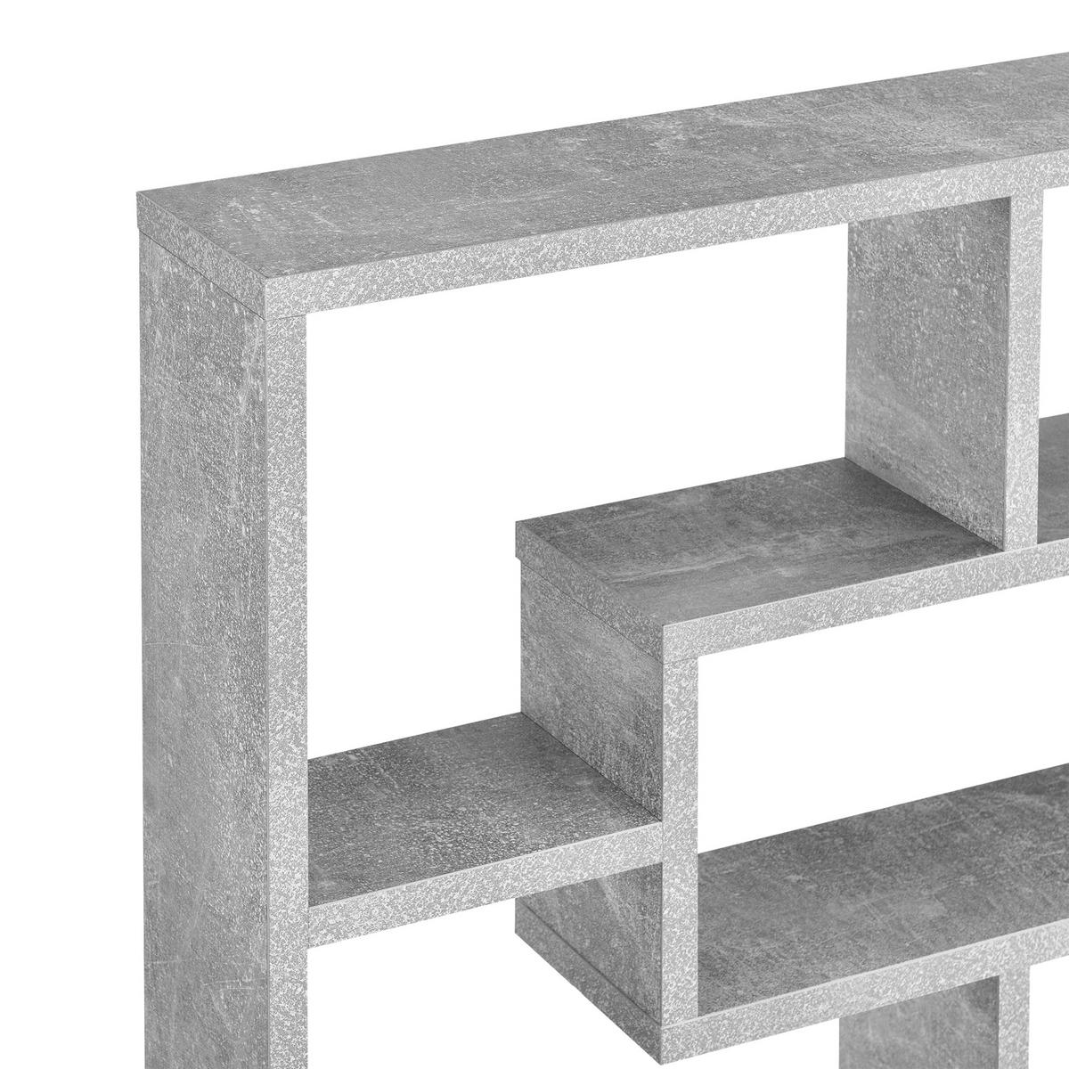 WANDREGAL Qinngua - Grau, Holzwerkstoff (77/48/10cm) - [en.casa]