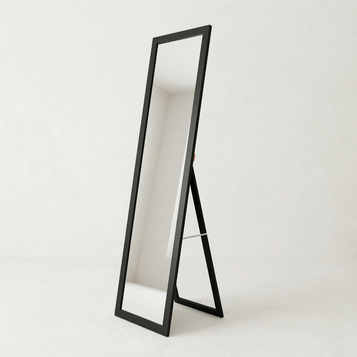 STANDSPIEGEL Vivid 170 x 50 cm - Schwarz, Glas (50/170/2cm) - EDAXO