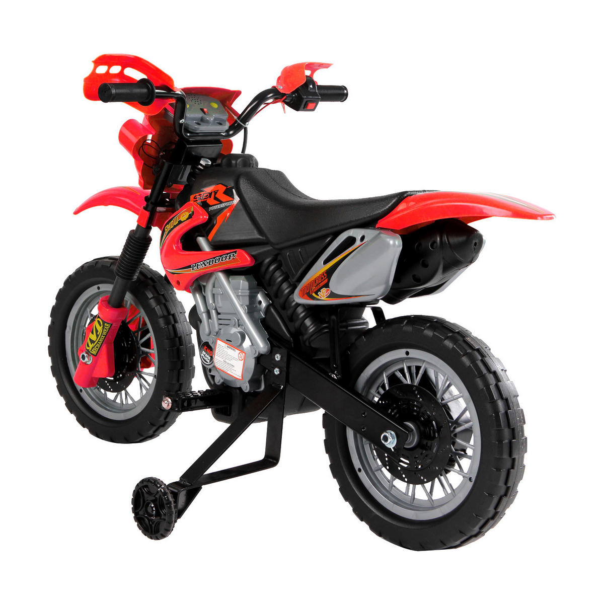 ELEKTRO-MOTORRAD DE-13170 Licht & Sound Rot - Rot, Metall (102/53/66cm) - ComfortXL