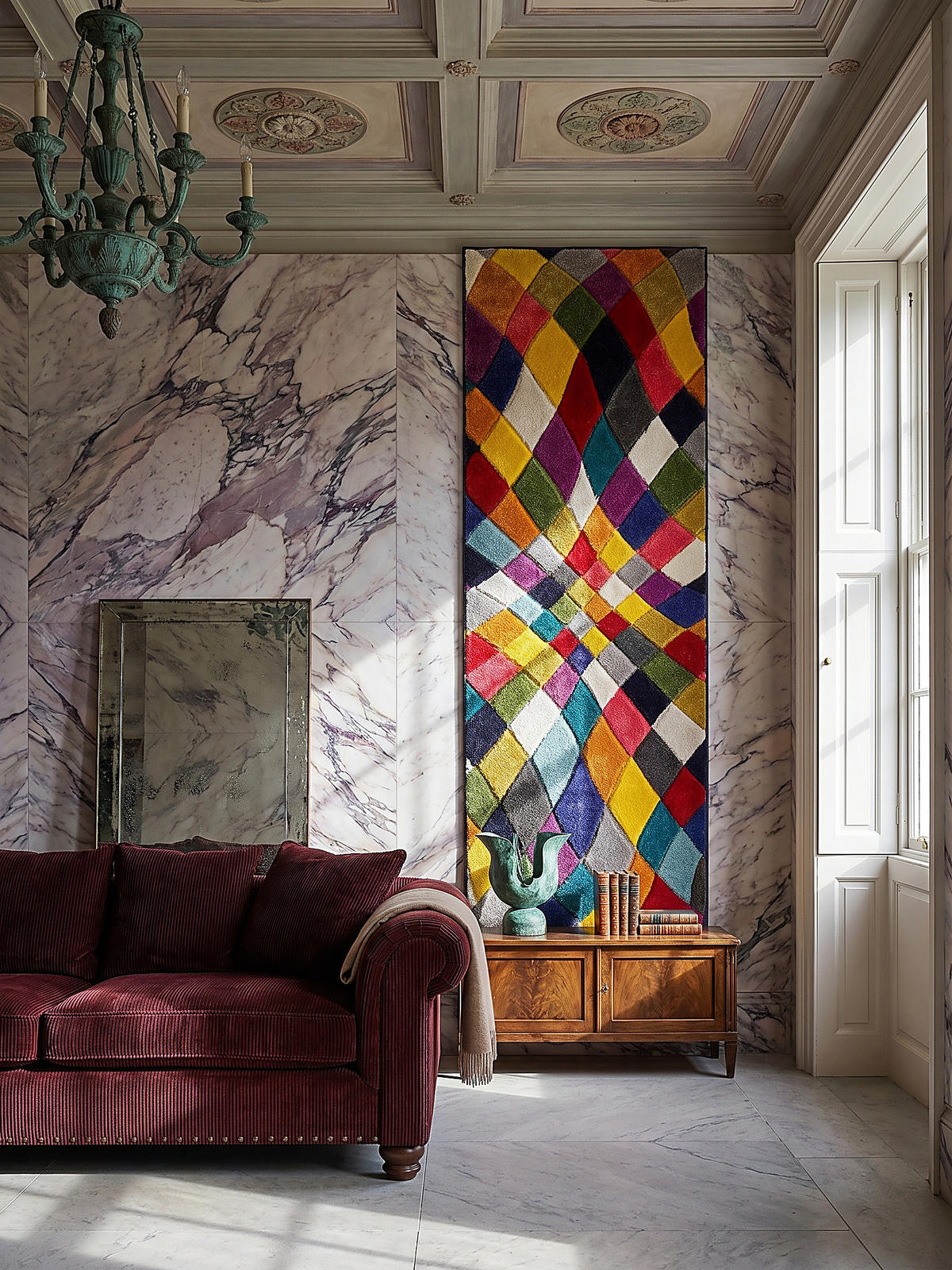 TEPPICH MEON, geometrisch, Florhöhe 11 mm, Bunt, 66 x 300 cm - Multicolor, Textil (300/66cm) - KADIMA DESIGN
