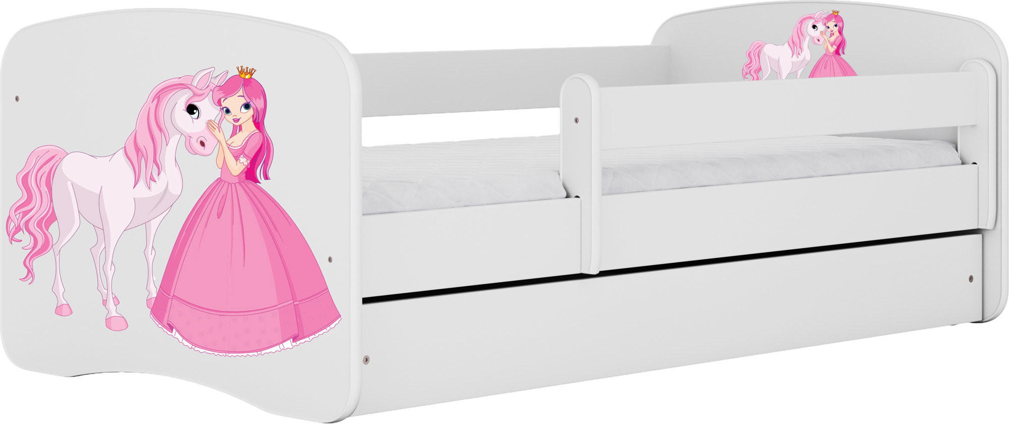 WFL Group Kinderbett Rosa 140x70 cm