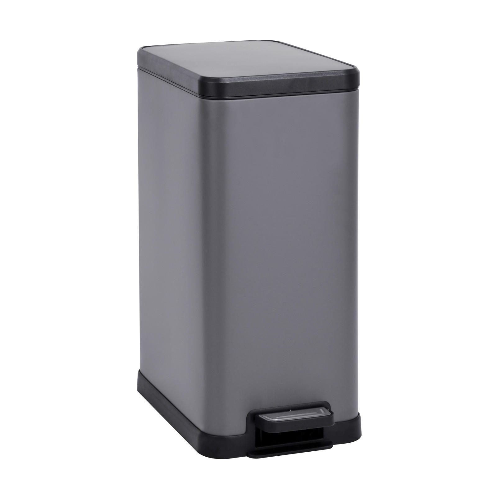 MÜLLEIMER STM15 15L Grau - Grau, Metall (20/45/36cm) - SVITA