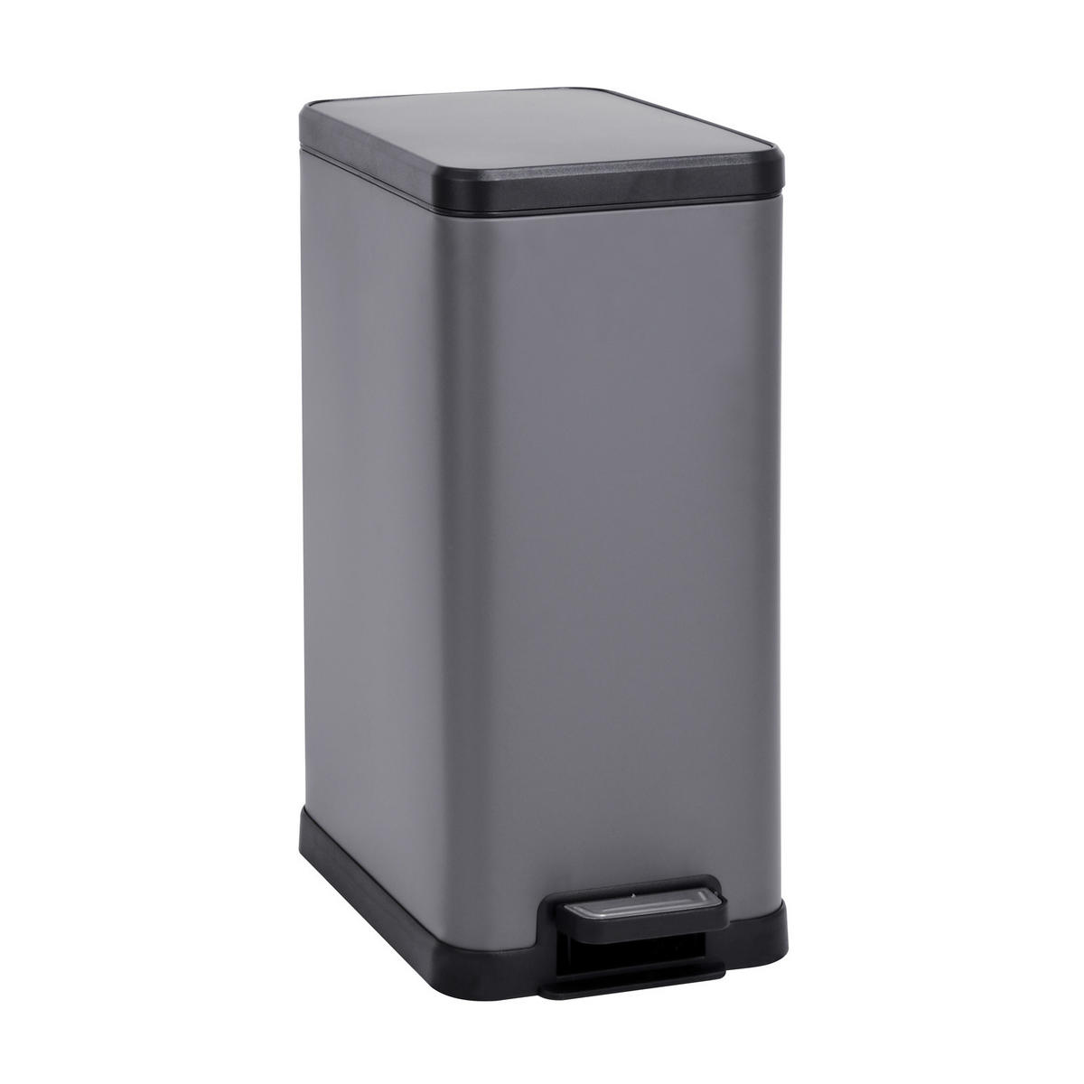 MÜLLEIMER STM15 15L Grau - Grau, Metall (20/45/36cm) - SVITA