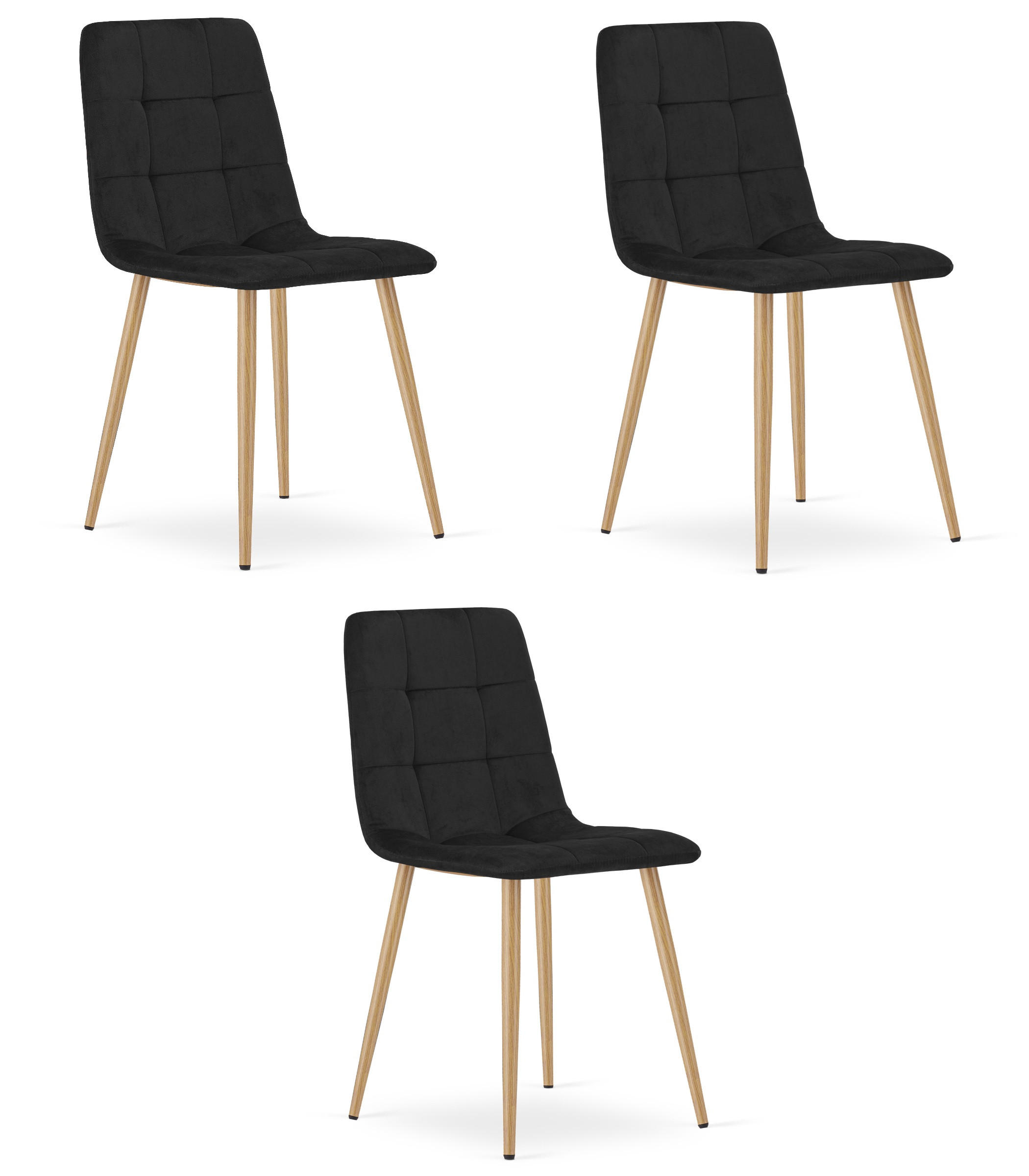 Valora Esszimmerstuhl Schwarz 45x87x50.5 cm