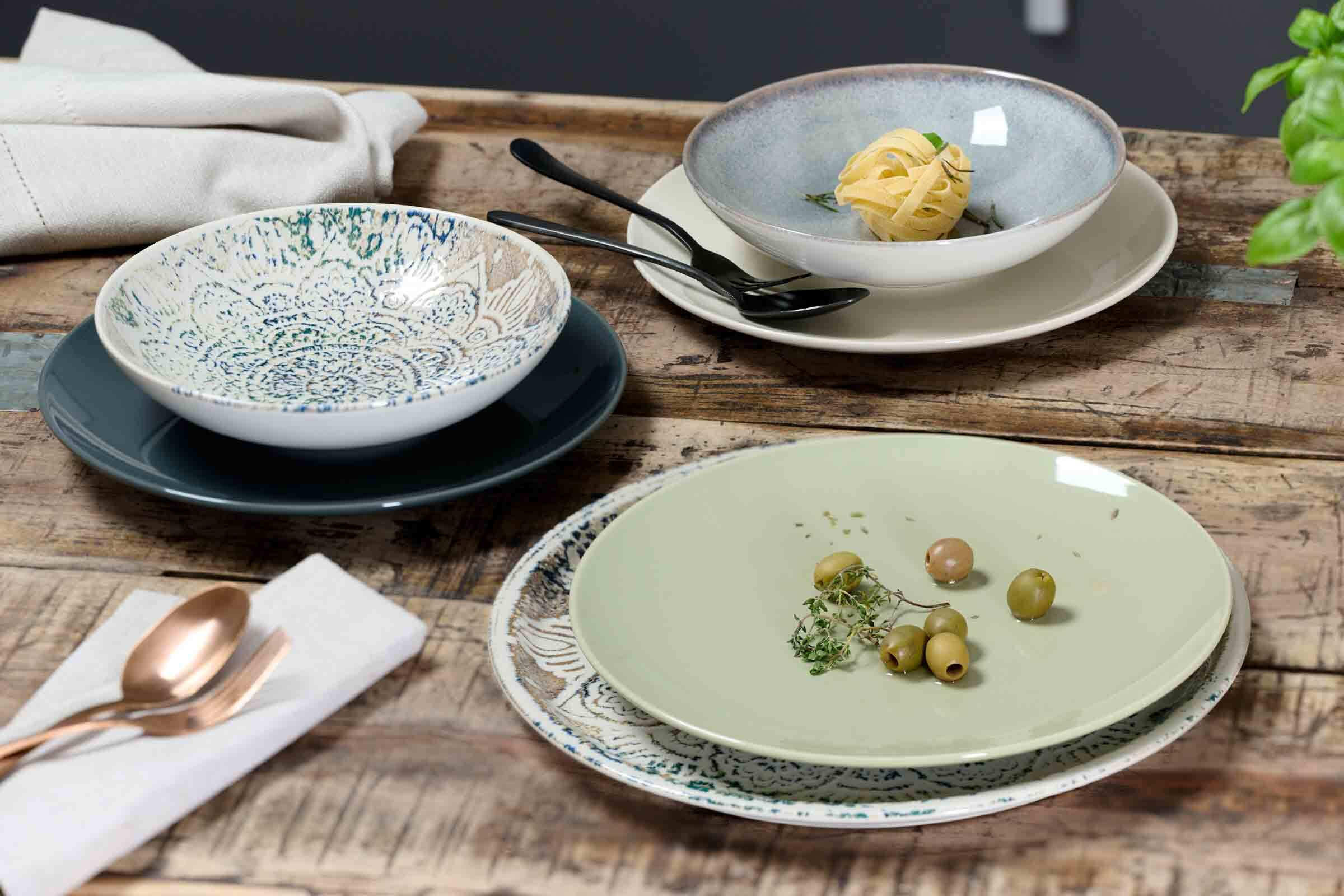 SPEISETELLER Cecina Grün ø 26 cm 6er Set - Grün, Keramik (26cm) - Ritzenhoff Breker