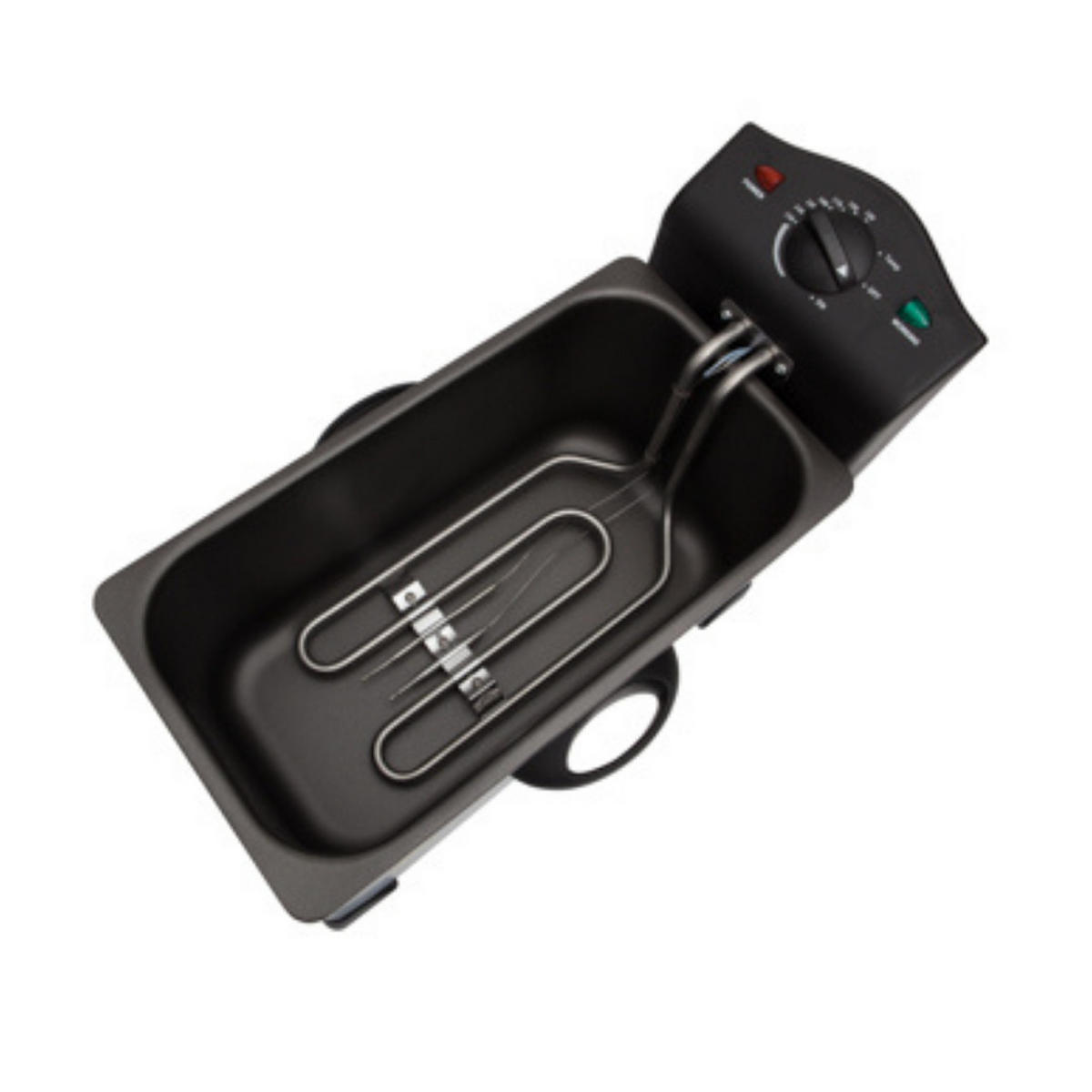 FRITTEUSE CR4909 Silber 3L 2000W - Silberfarben/Schwarz, Metall (22/26.5/45cm) - camry