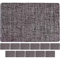TISCHSETS Linen Taupe 44 x 29 cm 12er Set - Taupe, Kunststoff (43.5/28.5/0.1cm) - Ritzenhoff Breker