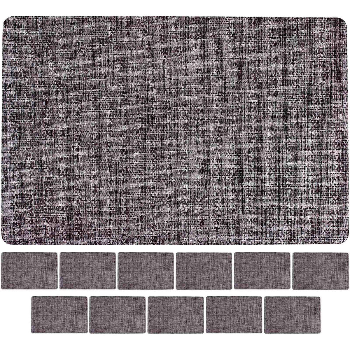 TISCHSETS Linen Taupe 44 x 29 cm 12er Set - Taupe, Kunststoff (43.5/28.5/0.1cm) - Ritzenhoff Breker