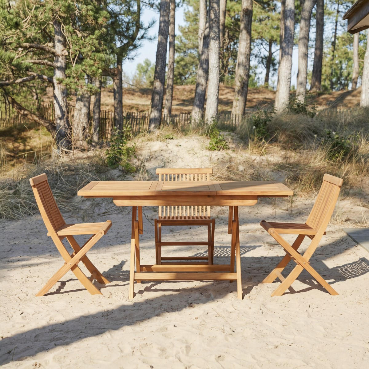 GARTENTISCH Capri Braun aus Akazie - Braun, Holz (70/120/75cm) - Tikamoon