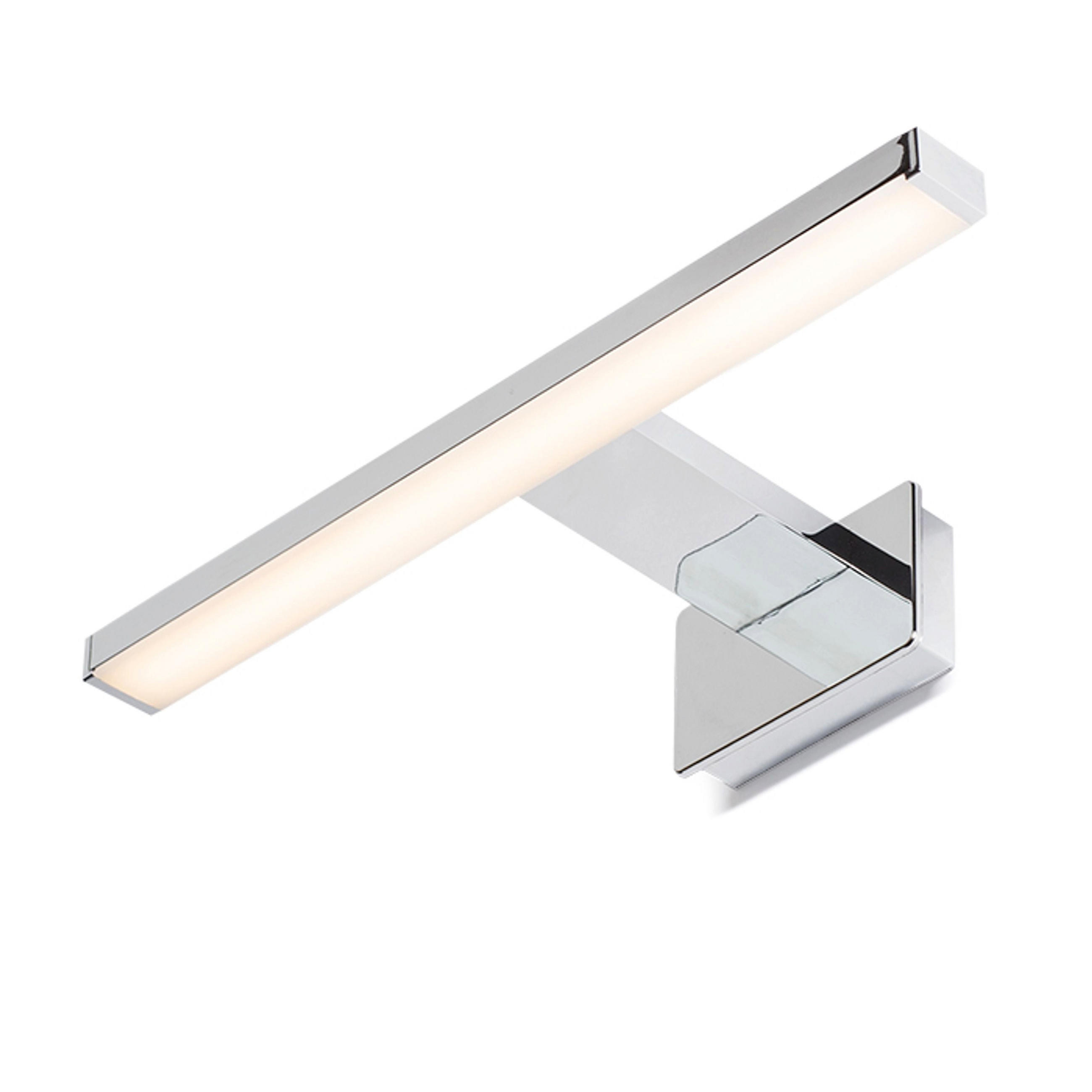 WANDLEUCHTE PALEA 300 Chrom 4 W IP44 - Chromfarben, Metall (30.5/9/125cm) - Rendl
