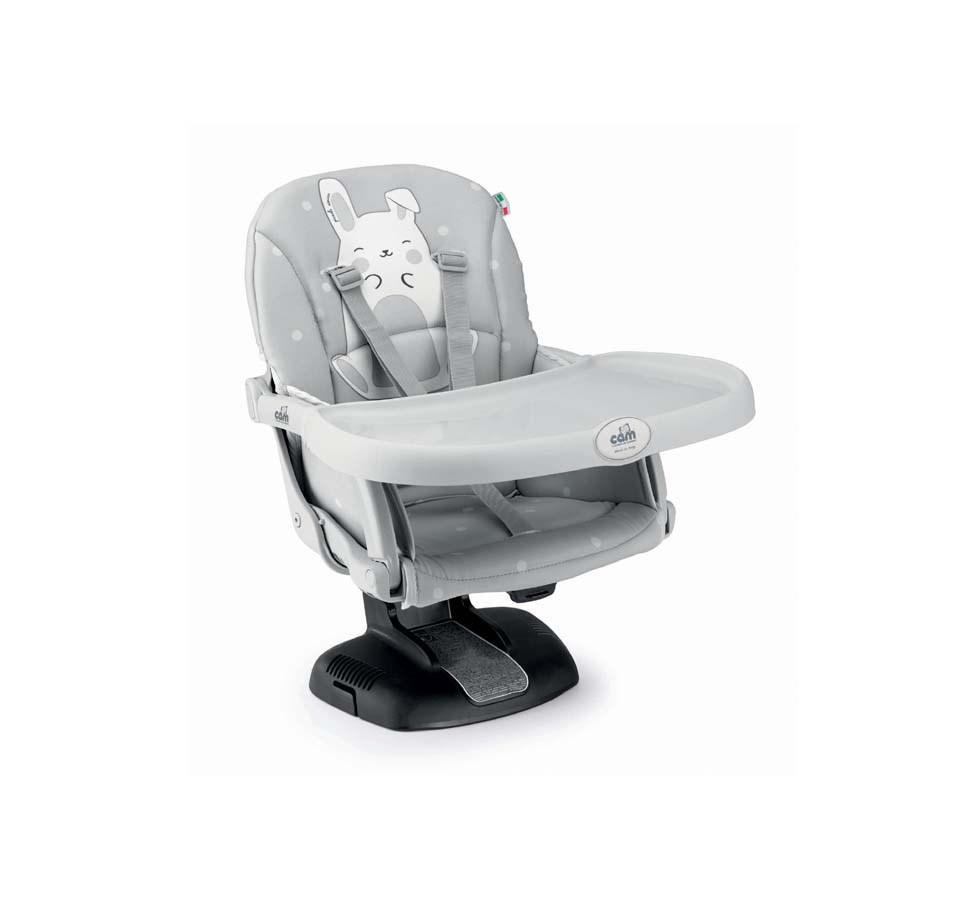Cam il Mondo del Bambino S.p.A. Kinder-Sitzerhöhung Grau 36x52x50 cm