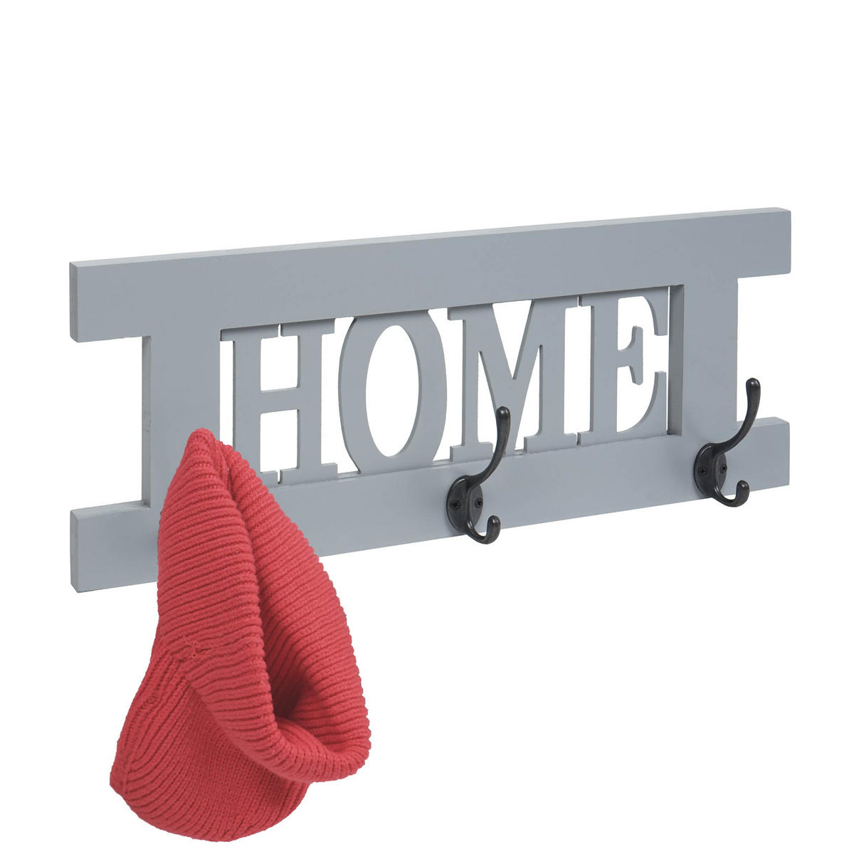 WANDGARDEROBE HOME SHABBY-LOOK Grau, Blau - Blau/Grau, Holz (55/21/7cm) - MCW