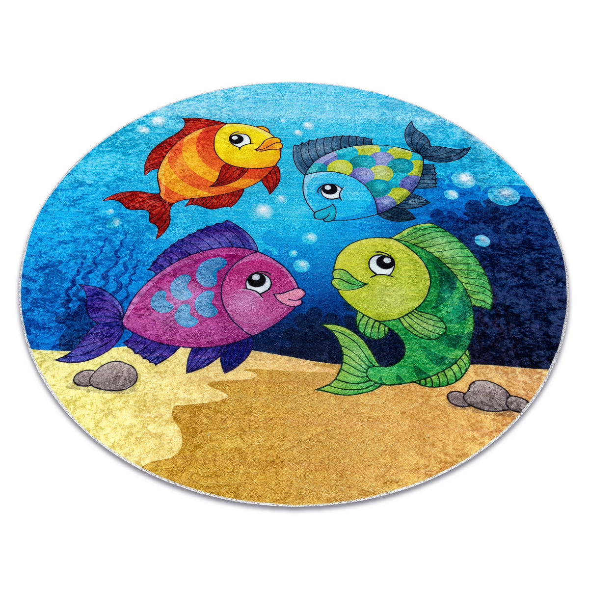 TEPPICH Junior 80 cm - Blau, Textil (80/80cm) - rugsX