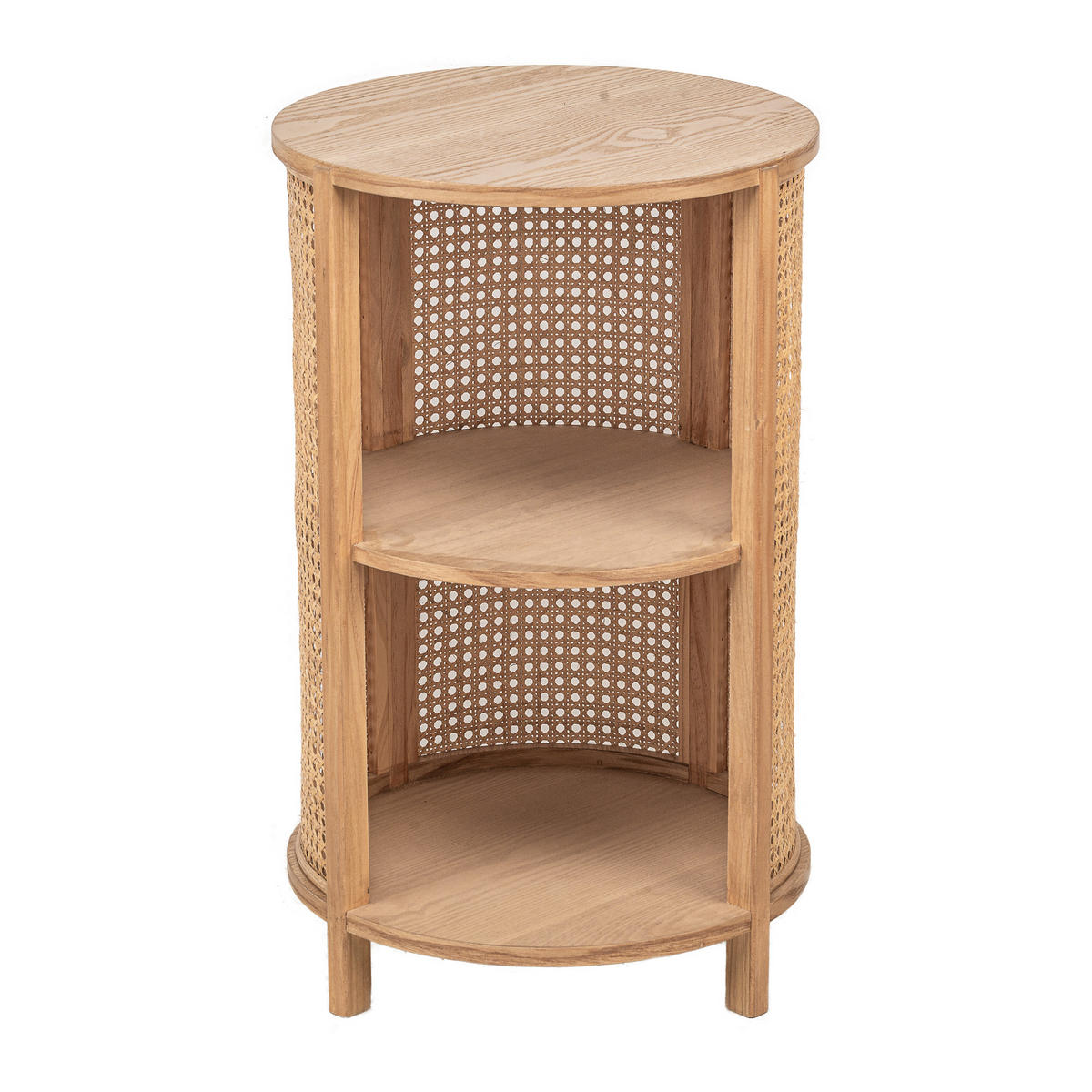 NACHTTISCH Rund Braun 40 x 40 x 63 cm - Braun, Holz (40/63/40cm) - Nordlys