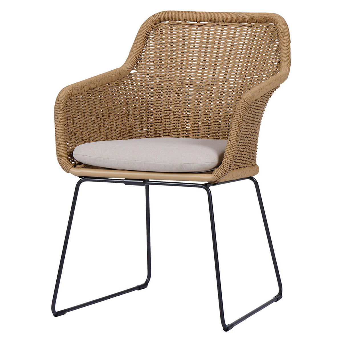 GARTENSTUHL, Sif, Natur, Rattan, 56 x 65 x 84 cm - Naturfarben, Naturmaterialien (56/84/65cm) - ebuy24