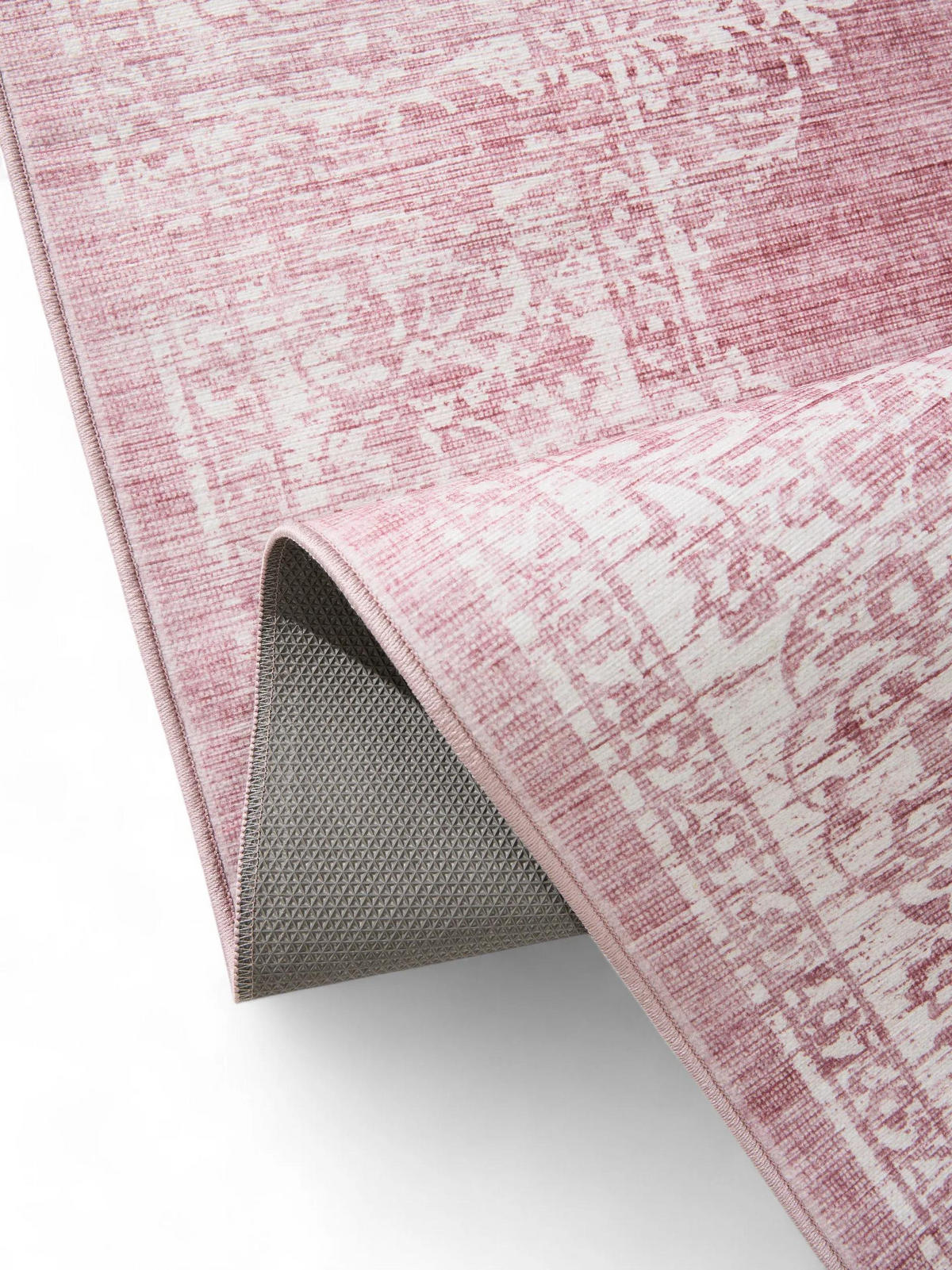 PRATELNÝ koberec Laury Růžová 120x170 cm - růžová, textil/umělá hmota (120/170cm) - benuta Pop