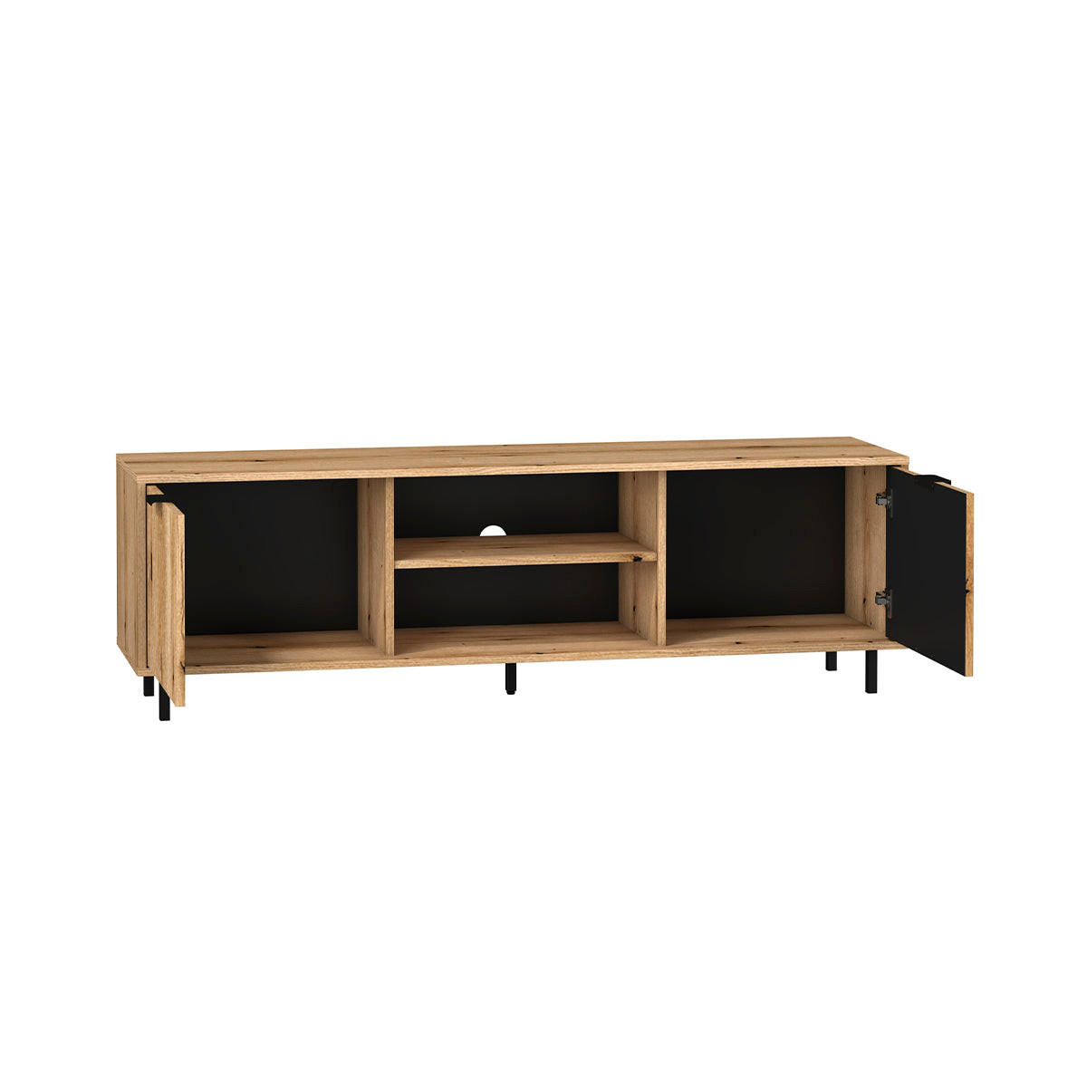 TV STOLÍK Soly Drevo - hnedá, kompozitné drevo (160/50/40cm) - Petits-meubles